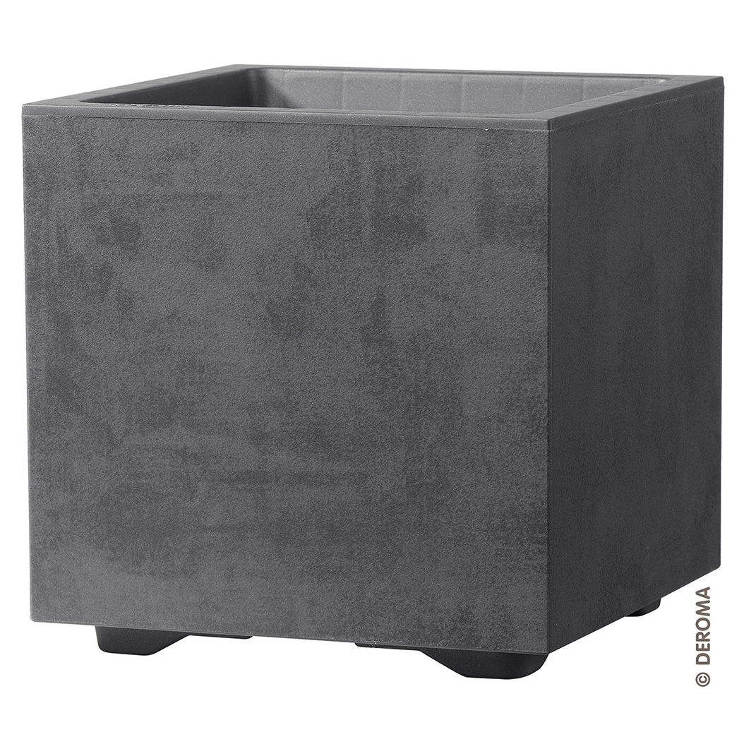 Pflanzkasten 'Quadro Millenium', anthrazit, ca. 49 x 49 x H 49 cm