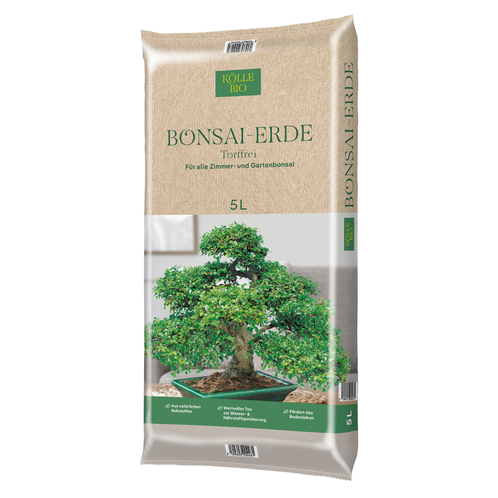 Kölle Bio Bonsai Erde, torffrei, 5 Liter