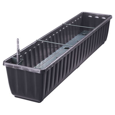 Geli Blumenkasten 'Aqua Flor', anthrazit, ca. 100 x 22 x H 18,5 cm Geli Blumenkasten 'Aqua Flor', anthrazit, ca. 100 x 22 x H 18,5 cm