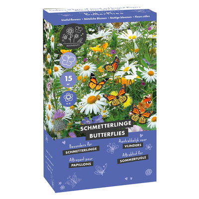 Spezielle Blumensamenmischung 'Schmetterlinge', Spezielle Blumensamenmischung 'Schmetterlinge',