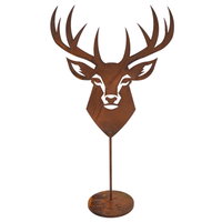 Hirsch 'Marco 500', Metall, rostfarben, Höhe ca. 50 cm Hirsch 'Marco 500', Metall, rostfarben, Höhe ca. 50 cm