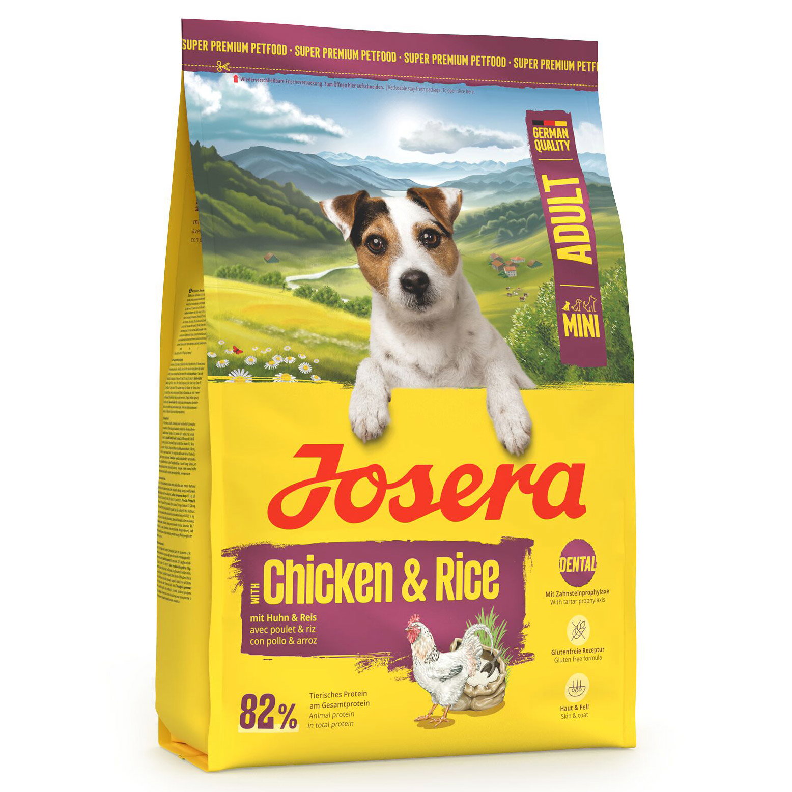 Josera Hundefutter Mini Adult Chicken & Rice, 3 kg Josera Hundefutter Mini Adult Chicken & Rice, 3 kg