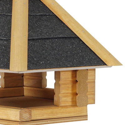 Vogelhaus mit Bitumendach, natur, Kiefernholz, Ø 41 x H 24 cm Vogelhaus mit Bitumendach, natur, Kiefernholz, Ø 41 x H 24 cm