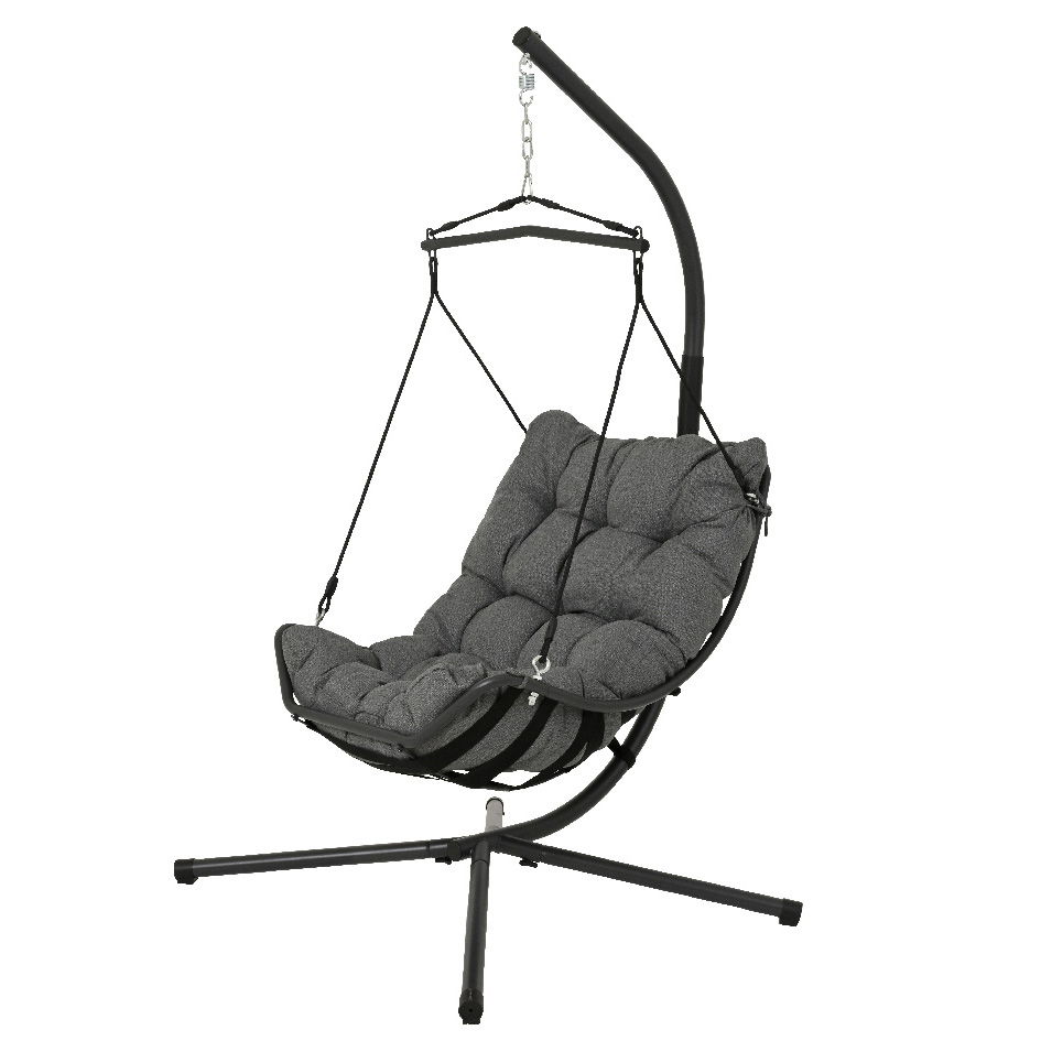 Hängesessel 'Holstebro' inkl. Kissen, anthrazit