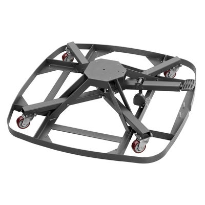 Schirmständer für Ampelschirme, fahrbar, mit Wasser befüllbar, schwarz