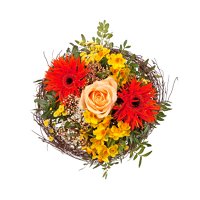 Blumenstrauß 'Osternest' inkl. gratis Grußkarte