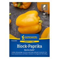 Kiepenkerl Saatgut Block-Paprika 'Benita Gelb®', gelb