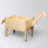 Kölle Kinderhochbeet 'Dino', natur, ca. 63 x 43 x H55 cm