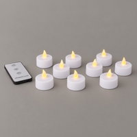 LED Teelichter, 10 Teelichter inkl. Fernbedienung & Batterien LED Teelichter, 10 Teelichter inkl. Fernbedienung & Batterien