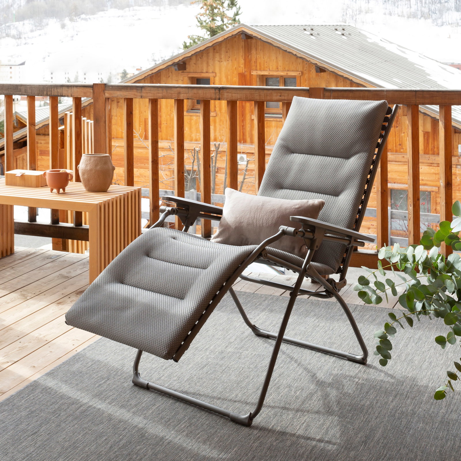 Lafuma Relaxsessel Evolution BeComfort, All-in-one-Set, silver