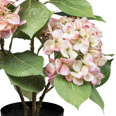 Künstlicher Hortensienbusch, rosa, Höhe ca. 53 cm