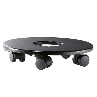 Lechuza Rolluntersatz 'Classico 60', schwarz, ca. 36 x 36 x H 5,8 cm