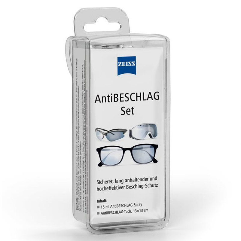 Zeiss Antibeschlag-Set, 15ml Spray & Tuch