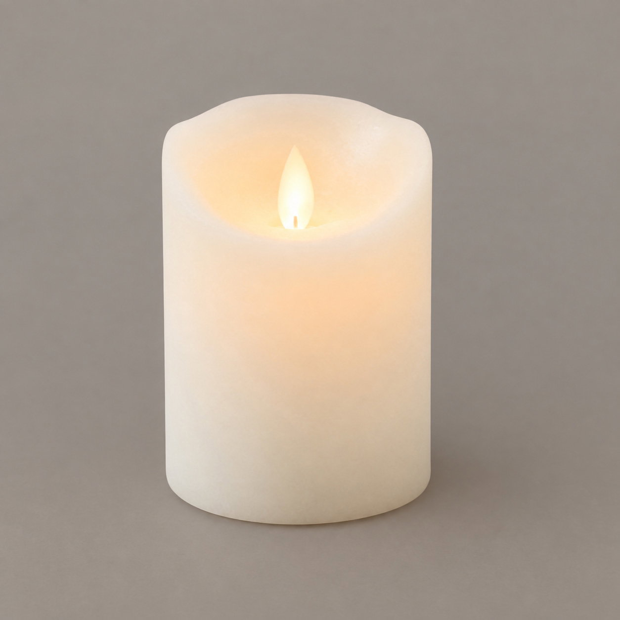 LED Echtwachskerzen 'Magic Flame', creme, 3 Kerzen inkl. Fernbedienung