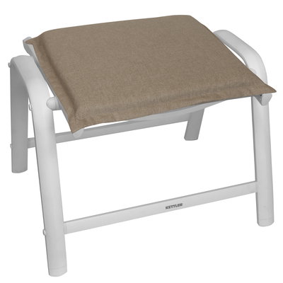 Kölle Hockerauflage 'SunDance', taupe, ca. 52 x 52 cm