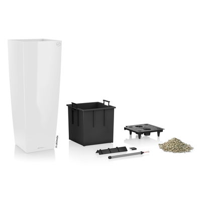 Lechuza 'Cubico Alto 40', weiß, ca. 39,5 x 39,5 x H 105 cm Lechuza 'Cubico Alto 40', weiß, ca. 39,5 x 39,5 x H 105 cm