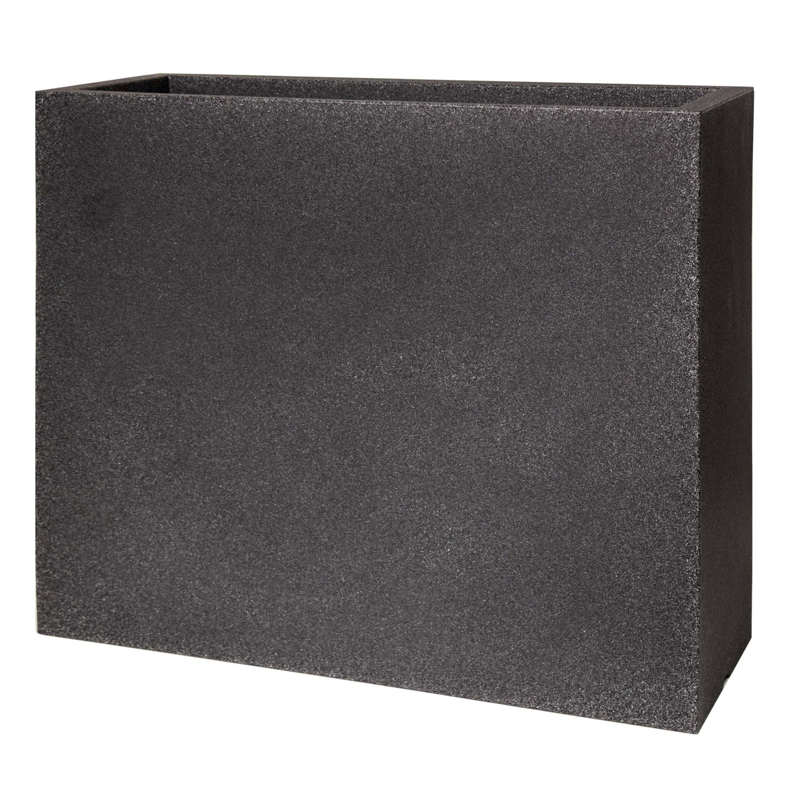 Euro 3 Plast Pflanzkasten 'Kube High', granit, ca. 80 x 30 x H 70 cm