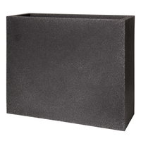 Euro 3 Plast Pflanzkasten 'Kube High', granit, ca. 80 x 30 x H 70 cm