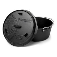 Petromax Feuertopf ft9 mit Füßen, schwarz, ca. 21 x 25 x H16 cm