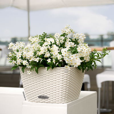 Lechuza 'Bacino Cottage', weiß, ca. 30 x 30 x H 18 cm