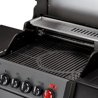 Enders Gasgrill Hyde 3 SIKR Turbo, schwarz, inkl. Wetterschutzhülle