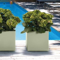 Euro 3 Plast Pflanztrog 'Kebe', grün, ca. 39,5 x 39,5 x H 39,5 cm Euro 3 Plast Pflanztrog 'Kebe', grün, ca. 39,5 x 39,5 x H 39,5 cm