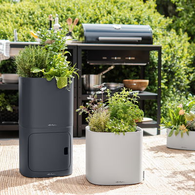 Lechuza 'Pila Color Planter', lichtgrau, ca. 35 x 35 x H 32,5 cm Lechuza 'Pila Color Planter', lichtgrau, ca. 35 x 35 x H 32,5 cm