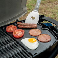 Weber® Original Grillplatte Weber Q1000-Q1200, porzellanemailliert, Gusseisen