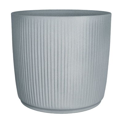 Scheurich Pflanzgefäß 'Linetto', grau, ca. Ø 47 x H 43 cm