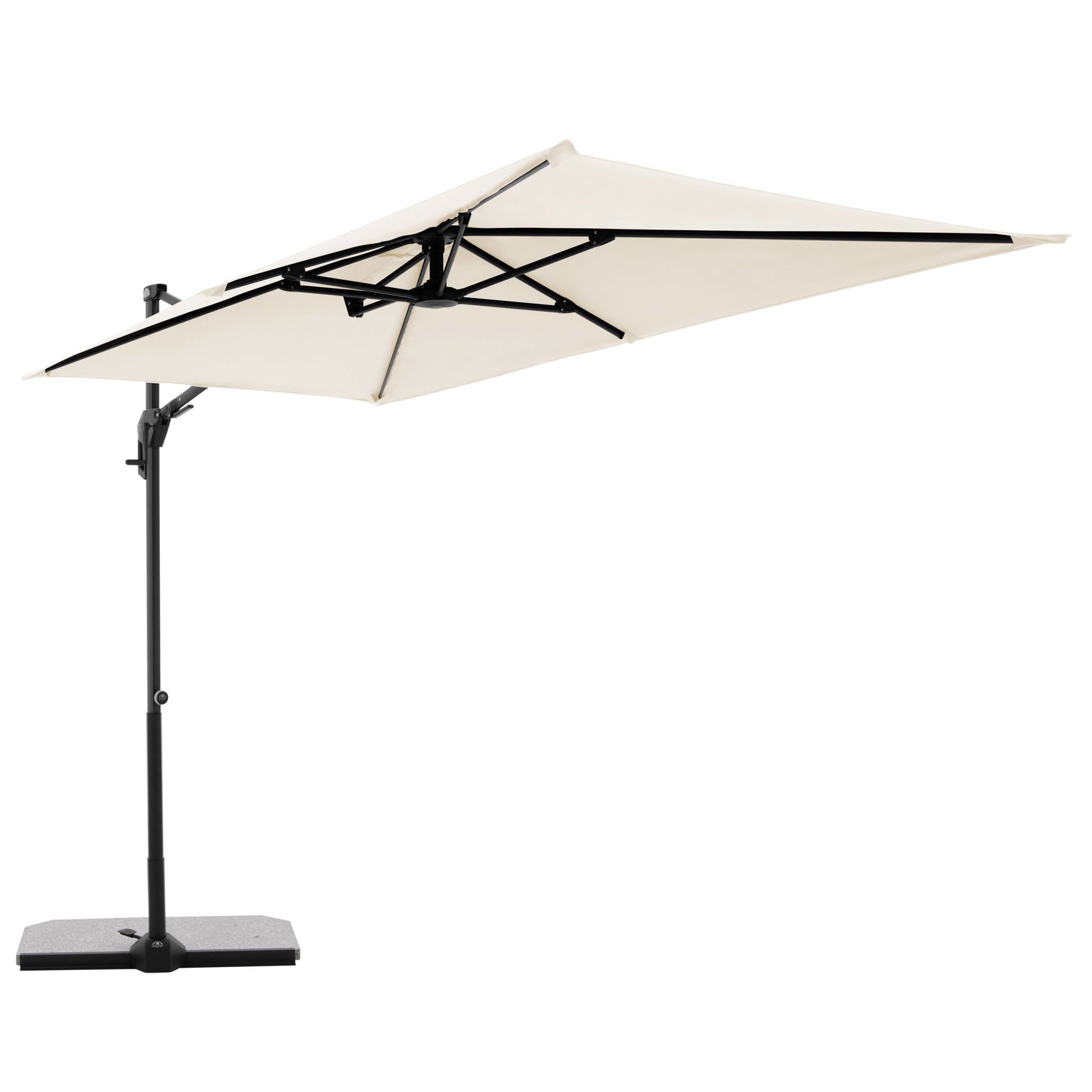 Doppler Pendelschirm 'Active', Green Edition City, natur, ca. 240 x 135 cm