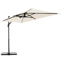 Doppler Pendelschirm 'Active', Green Edition City, natur, ca. 240 x 135 cm