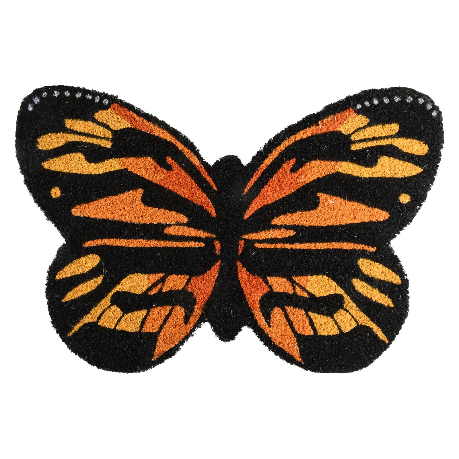 Türmatte 'Schmetterling', orange, ca. 2 x 40 x 60 cm