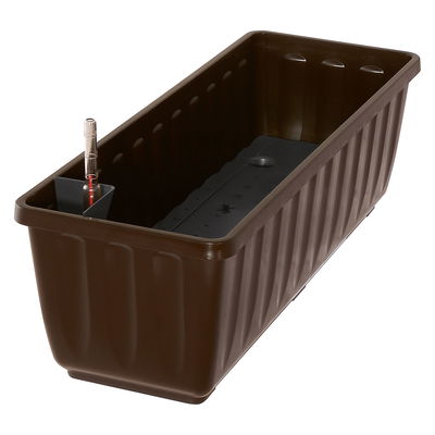 Geli Blumenkasten 'Aqua Flor', braun, ca. 60 x 22 x H 18,5 cm