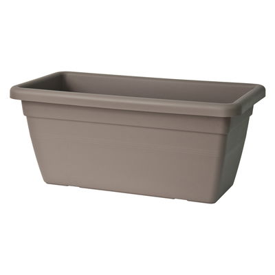 Euro 3 Plast Pflanzkasten 'Akea', taupe, ca. 50 x 28 x H 22 cm