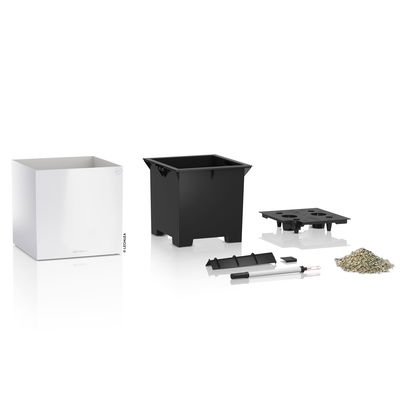 Lechuza 'Canto Premium 40 low', weiß, ca. 40 x 40 x H 40 cm Lechuza 'Canto Premium 40 low', weiß, ca. 40 x 40 x H 40 cm