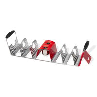 Weber Taco-Rack, silber, ca. 9 x 15 x 40 cm