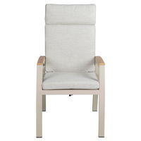 Kölle Hochlehnersessel 'Taunus' inkl. Auflagen, mokka/grau