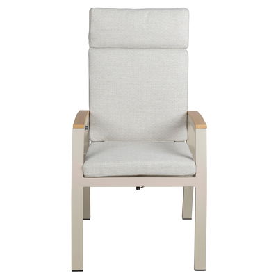 Kölle Hochlehnersessel 'Taunus' inkl. Auflagen, mokka/grau