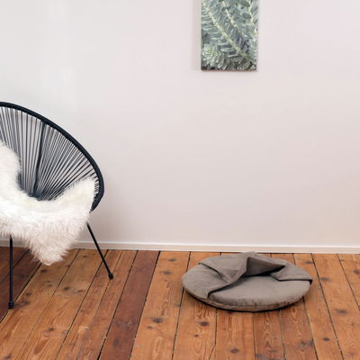 Liegekissen 'Iglu S', taupe, Ø 43 cm