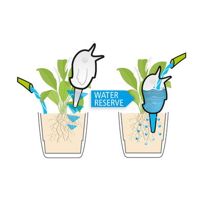 Scheurich Wasserspeicher 'Bördy', transparent, 1 Liter Scheurich Wasserspeicher 'Bördy', transparent, 1 Liter