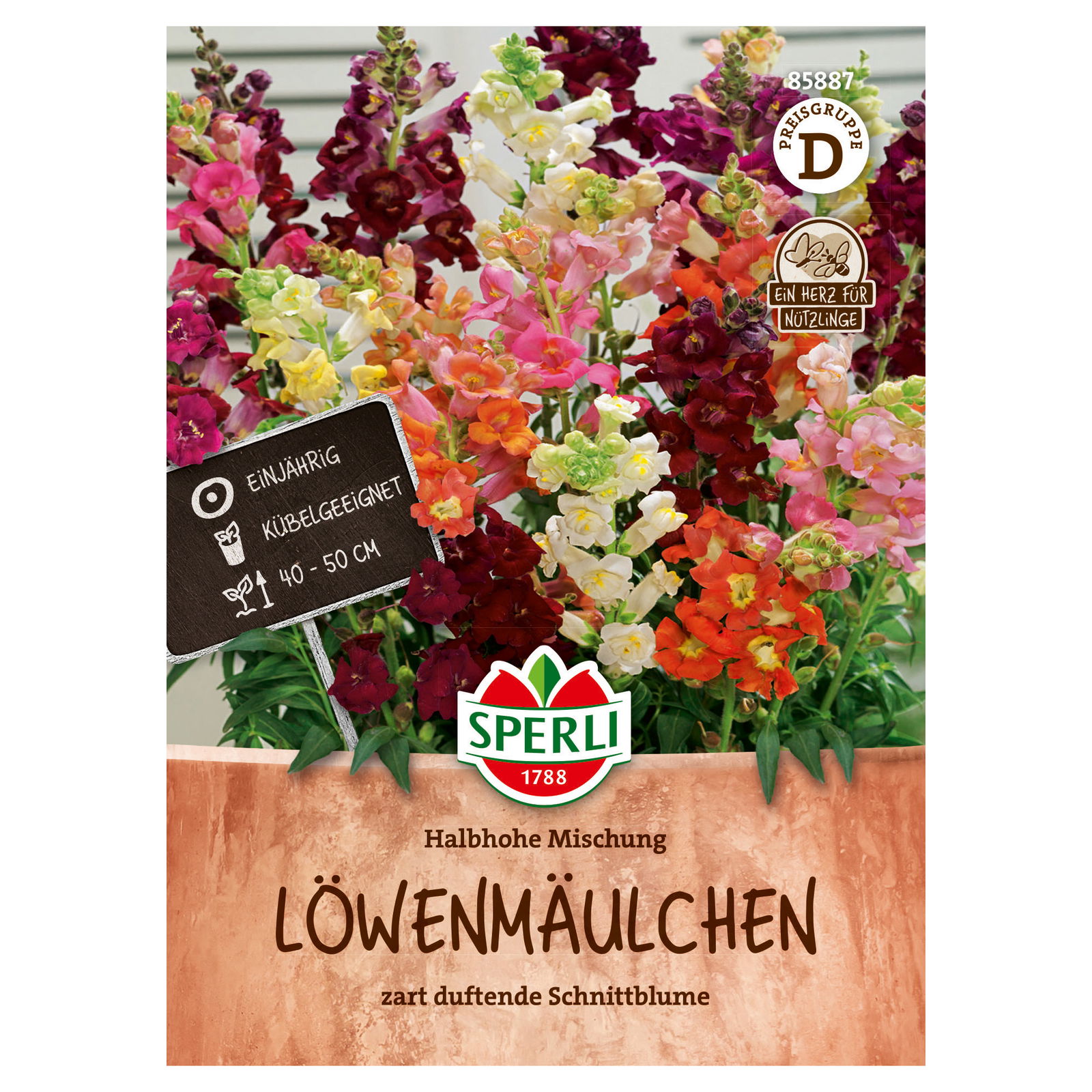 Sperli Saatgut Löwenmäulchen 'Halbhohe Mischung', bunt