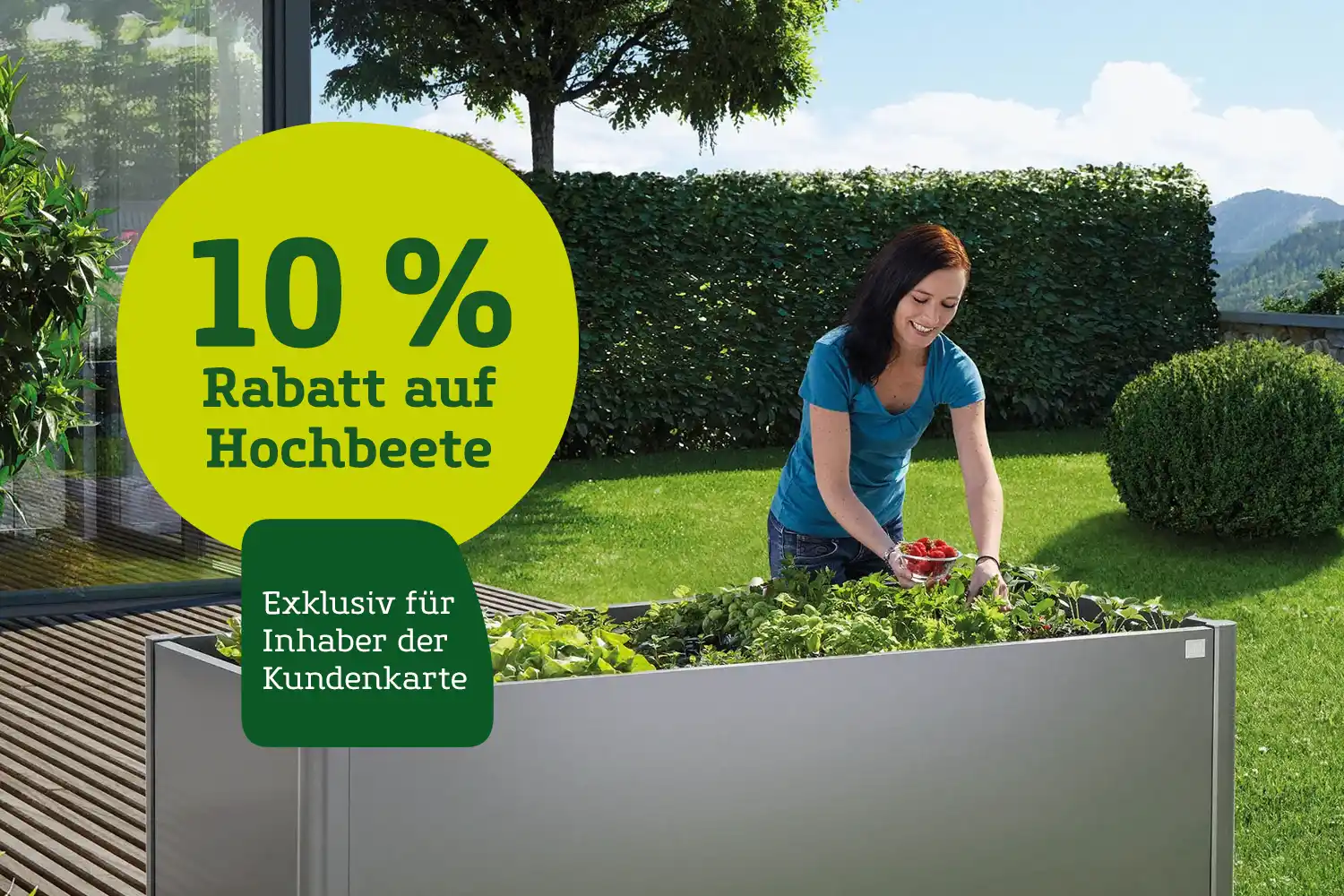 10 % auf Hochbeete Kundenkartenaktion