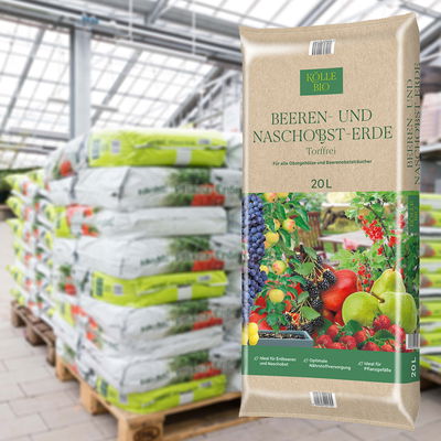 Kölle Bio Beeren- & Naschobst-Erde, torffrei, 39 Sack á 20 l, 780 Liter