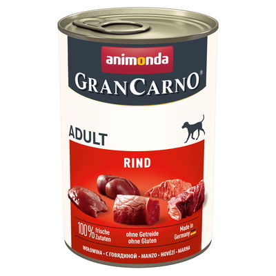 Animonda Gran Carno Adult Rindfleisch pur, 400 g Animonda Gran Carno Adult Rindfleisch pur, 400 g