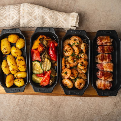 Enders Tapasschalen, 4er-Set, schwarz, Gusseisen Enders Tapasschalen, 4er-Set, schwarz, Gusseisen