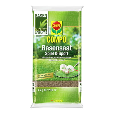 Compo Rasensamen Sport und Spiel, 4 kg Compo Rasensamen Sport und Spiel, 4 kg