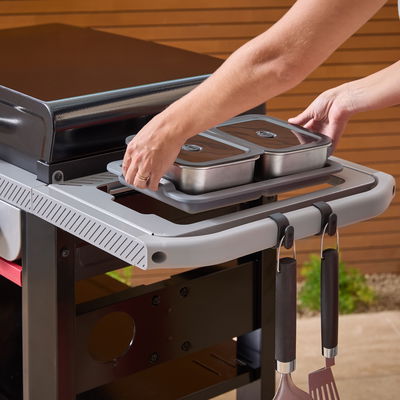 Weber Gasgrill 'Slate GPD', Premium Plancha, schwarz/silber Weber Gasgrill 'Slate GPD', Premium Plancha, schwarz/silber