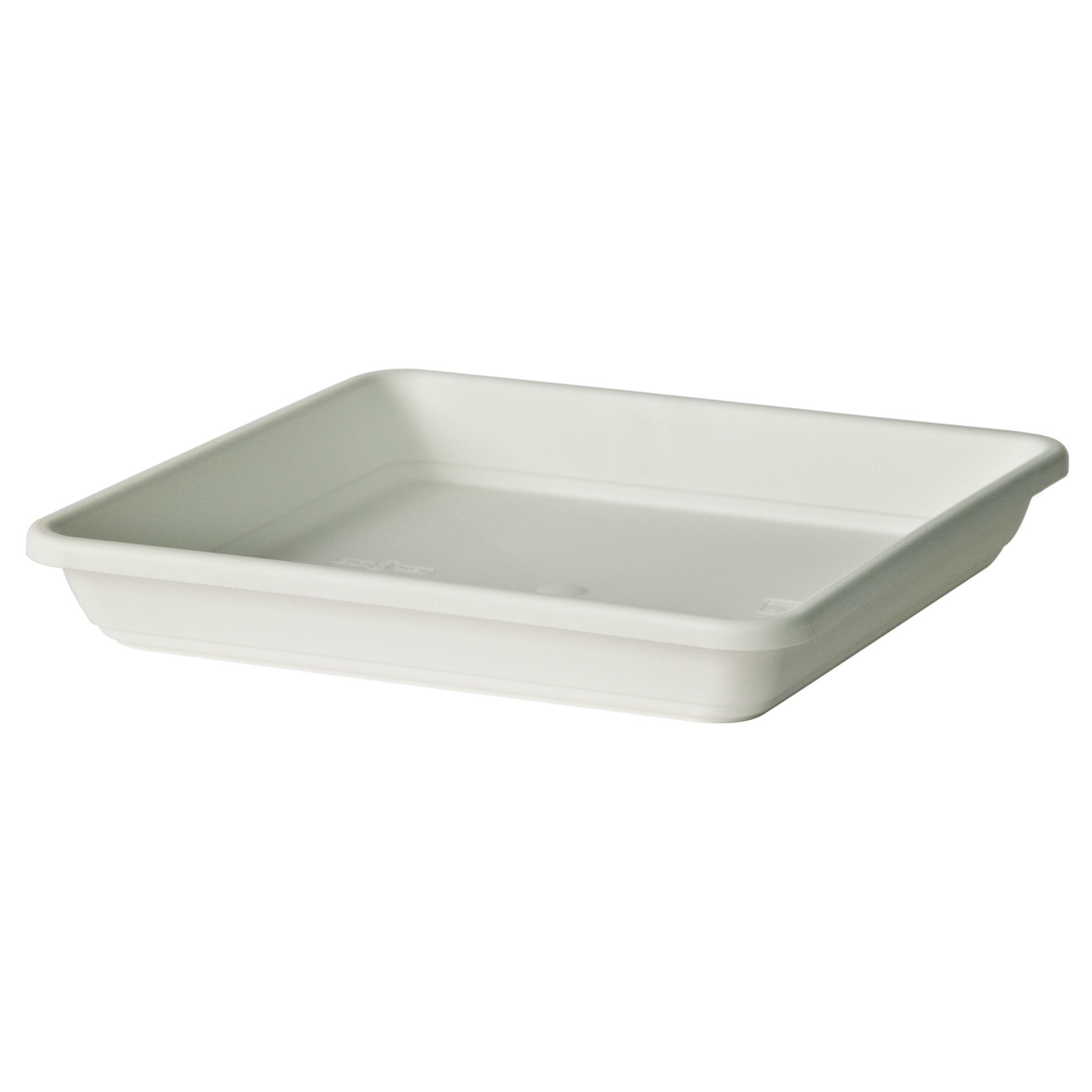 Euro 3 Plast Untersetzer 'Krea Quadro', weiß, 36 x 36 x H 5,7 cm