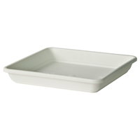 Euro 3 Plast Untersetzer 'Krea Quadro', weiß, 36 x 36 x H 5,7 cm