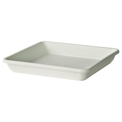 Euro 3 Plast Untersetzer 'Krea Quadro', weiß, 36 x 36 x H 5,7 cm